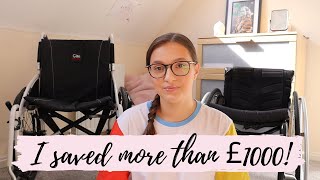 MY WHEELCHAIR SECRET// How I saved money on my new wheelchair