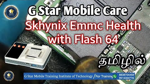 Emmc Health Fix with #f64 #flash64#emmc#ufs மிழில்| Mobile Repair in Tamil | Mobile Course | G Star