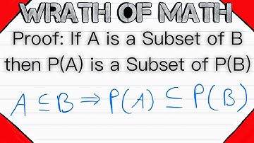 Proof: If A is a Subset of B then P(A) is a Subset of P(B) | Power Sets, Set Theory
