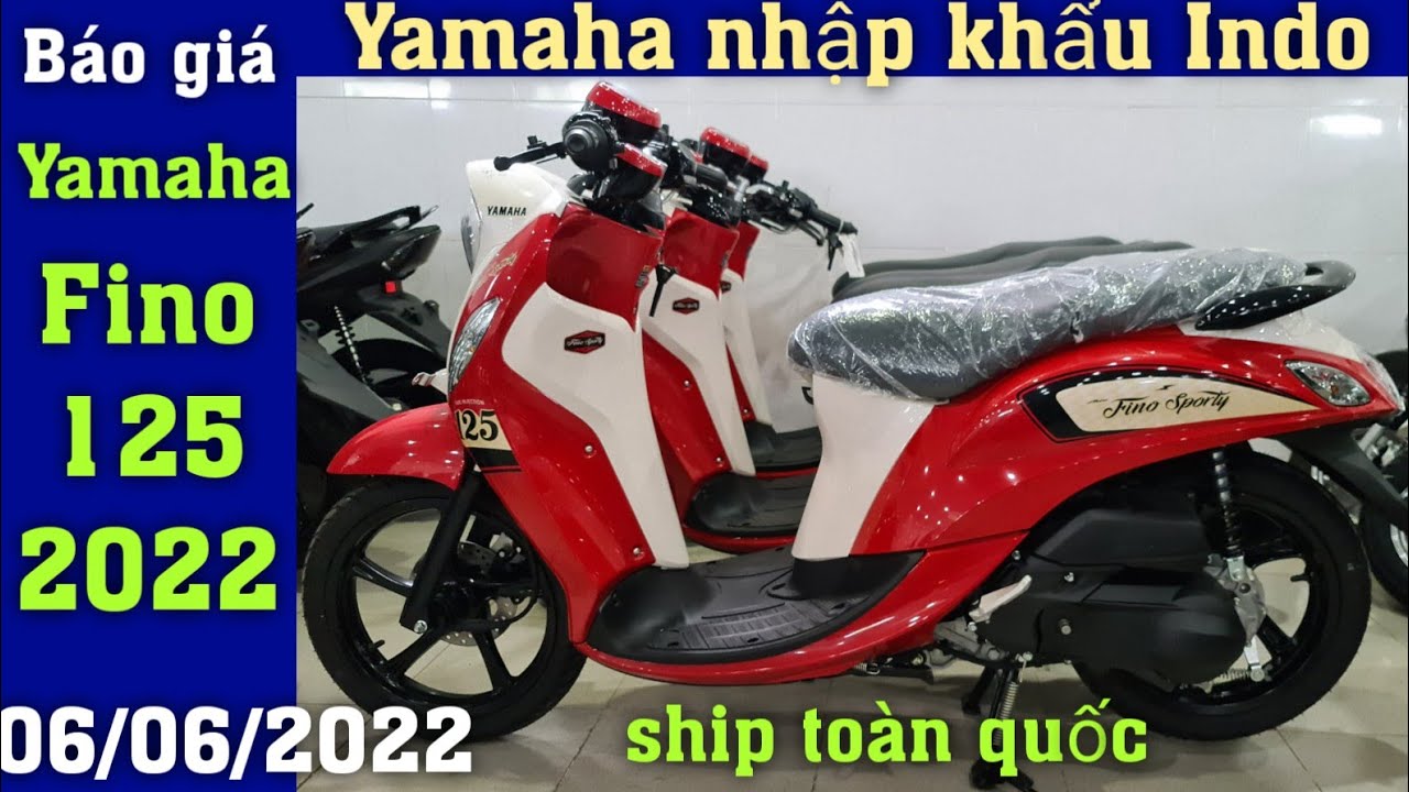 Báo giá Fino 125 2022 Yamaha Indonesia mới về thêm nhiều màu sắc 240922  fino fino125 yamahafino  YouTube