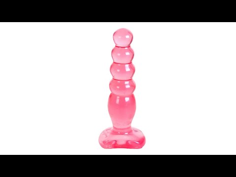 782421550301 Анальная розовая пробка-стимулятор / ANAL PLUG CRYSTAL JELLIES ANAL DELIGHT PINK