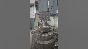 U drill on vtl #welding #lathemachine #cnc #vmc #welding #manufacturingequipment