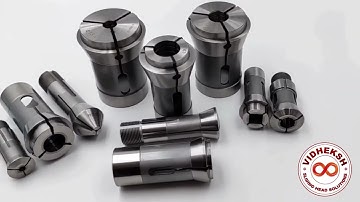 CNC Sliding Head Machine—Main/Sub Spindle Collet, Guide Bush..
