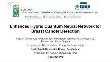 Enhanced Hybrid Quantum Neural Network | Paper Presentation | 27th ICCIT 2024