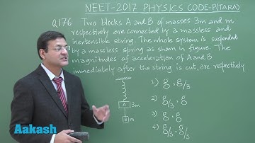 NEET UG 2017: Video Solution & Answer Key for Physics Question 174 to 177