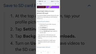 Download YouTube Videos To SD Card