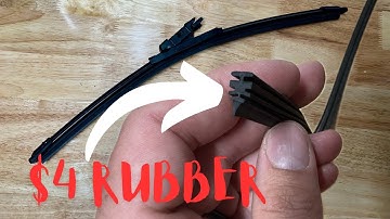 How To Replace Wiper Blade Rubber Refill (Bosch Icon)