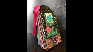 Graphic 45 Fashion Forward Calendar Tag Album ~ Flip Through