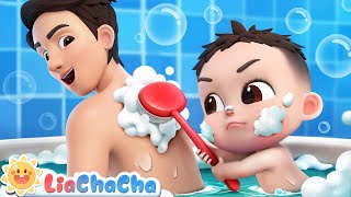 Bath Song | Let's Take a Bath | Fun Bath Time Song | LiaChaCha Nursery Rhymes \u0026 Baby Songs