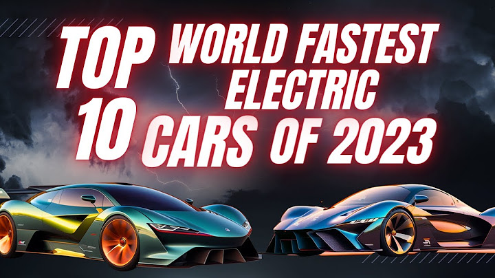 Top 10 fastest electric cars in the world