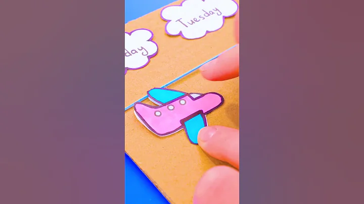 Fun Calendar DIY for Kids! | Let's Always Stay on Track! ✈️📅