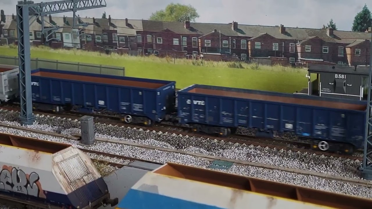 Accurascale class 60 60055 running past with JNA wagons DCR working 