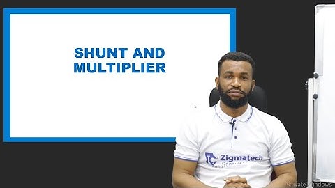 SHUNT AND MULTIPLIER | PHYSICS | EXAMGUIDE | LEARNING HUB | ZIGMATECH CONSULT LIMITED | EXAM GUIDE