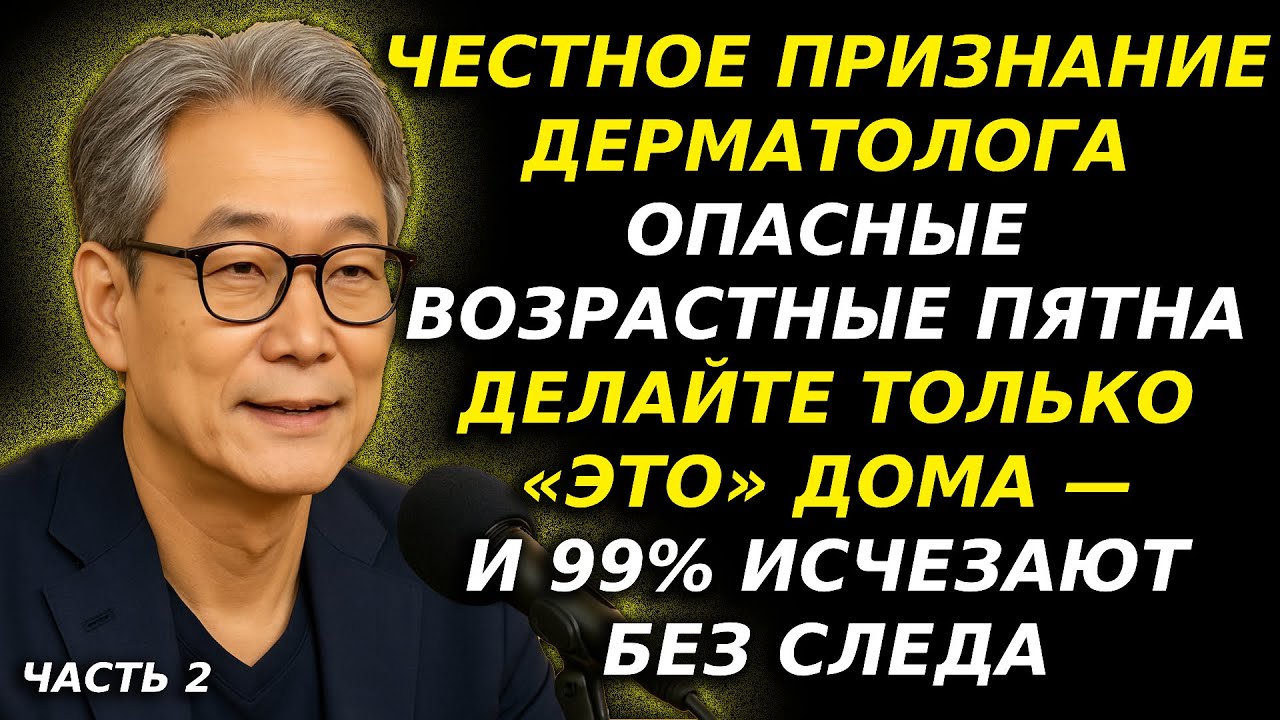 91-летний дерматолог раскрывает способ убрать пигментные пятна дома (часть 2)
