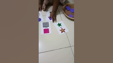 Montessori based - object picture matching 2 - shapes- 17 months