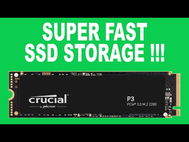 Disque dur SSD CRUCIAL P3 2 To 3D NAND NVMe PCIe M.2 - Zoma