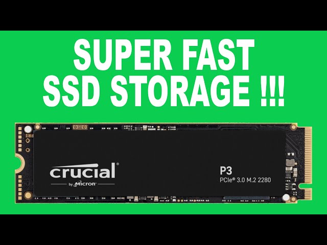 SSD interne Crucial P3 1To M.2 PCIe Gen3 NVMe (Édition Acronis