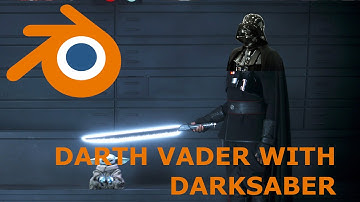 Darth Vader with Darksaber! - Making Rogue One Hallway scene in Blender Day 1