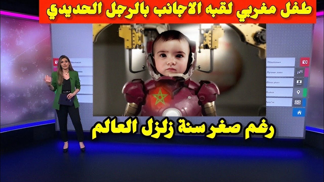 معجزة لقبه الأجانب بالرجل الحديدى..طفل مغربى معجزة بعبقرية اختراعته رغم صغر سنه زلزل العالم 