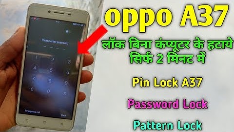 Oppo A37 Pattern Unlock Without Pc | How To Format oppo a37 how to hard reset oppo A37 Remove lock