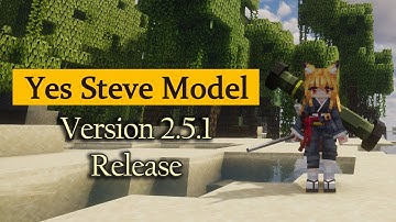 Yes Steve Model mod version 2.5.1 updated! More optimizations and animations!