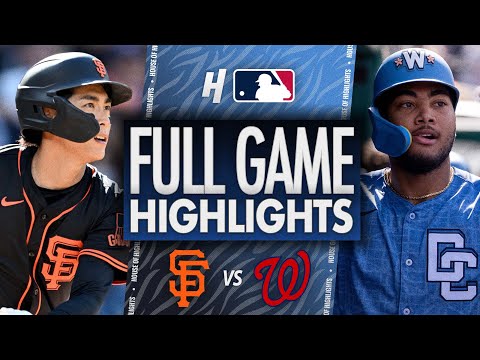 San Francisco Giants vs Washington Nationals - FULL GAME HIGHLIGHTS | May 24, 2025 MLB Season