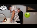 Fart spray & poop prank on boyfriend😂💩 * hilarious*