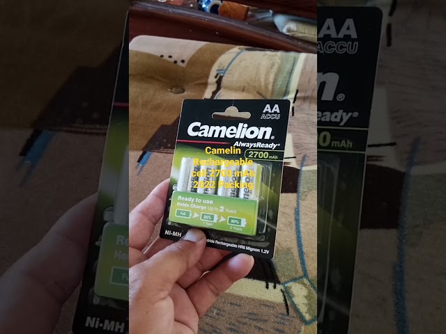 Camelion 2700 mah 2022 rechargeable cell