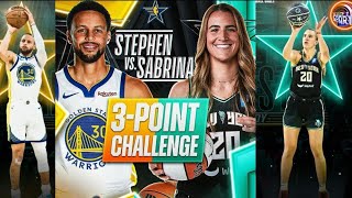 Full 3pt contest curry vs Sabrina