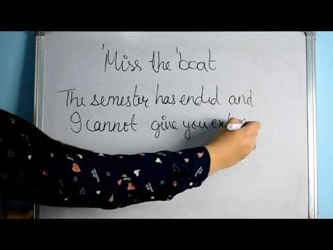 Miss The Boat Meaning | English Idioms and Phrases | Easy English