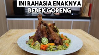 RESEP BEBEK GORENG SURABAYA TIDAK AMIS BUMBU MERESAP ENAK POLL