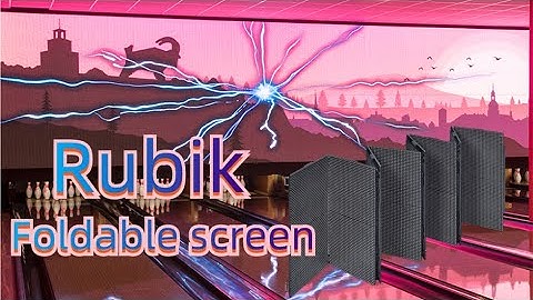 Fast installation Rubik P6 foldable LED screen/ Portable LED video wall with magnetic system