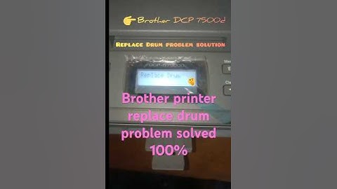 brother DCP 7500d replace Drum problem simple solution#printing #solution#printerrepair #feedshorts