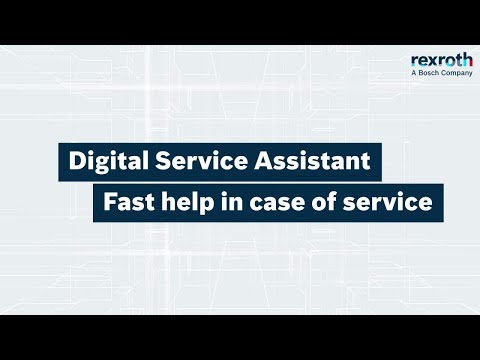 [EN] Bosch Rexroth - Digital Service Assistant - fast help in case of service