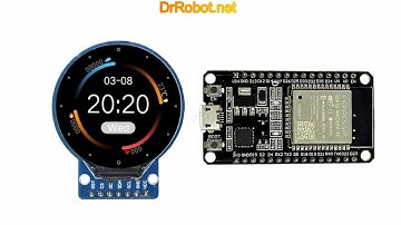 Lập trình ESP32 (1) : Sử dụng màn hình LCD TFT 2.4 - GC9A01  - DrRobot.net