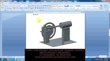 DESIGN AND FABRICATION OF MOTORIZED SCOTCH YOKE MECHANISM PISTON MECHANICAL PROJECT- MBOTS INDUSTRY