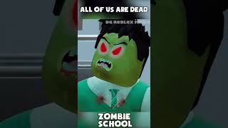 Roblox Bully Story | Zombie school ( All of Us Are Dead ) 11 | Cosy Roblox  SHORTS