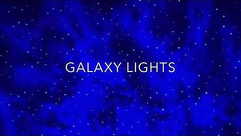 Relaxing Galaxy Lights Background w/Soothing Celestial Music | Deep Space Illumination Stock Video