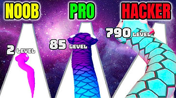 Snake Balls 3D - NOOB vs PRO vs HACKER