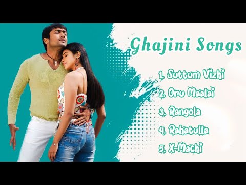 Ghajini Songs  Surya  Asin  Nayantara  Harris Jayaraj