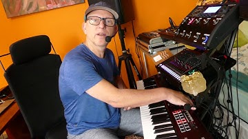 Korg Kross 2 Going ANALOG: The Boring Sine Wave Explored! With Live Explaining.