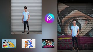 New Instagram Viral Graffiti Art On Shutter Photo Editing In Picart | Graffiti Photo Editing PicsArt