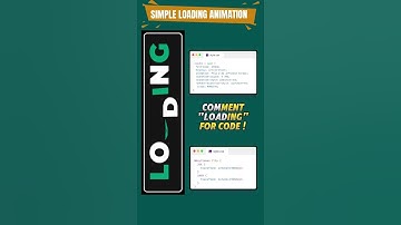 SIMPLE LOADING ANIMATION using html css #coding #programming