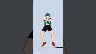 deku dancing | #shorts #anime #mha