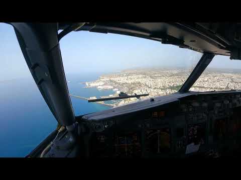 4K - Boeing 737-800 Landing in Heraklion on Runway 09