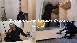 Transforming a Closet into a Custom Luxury Closet | Building my Dream Closet Ep. 2