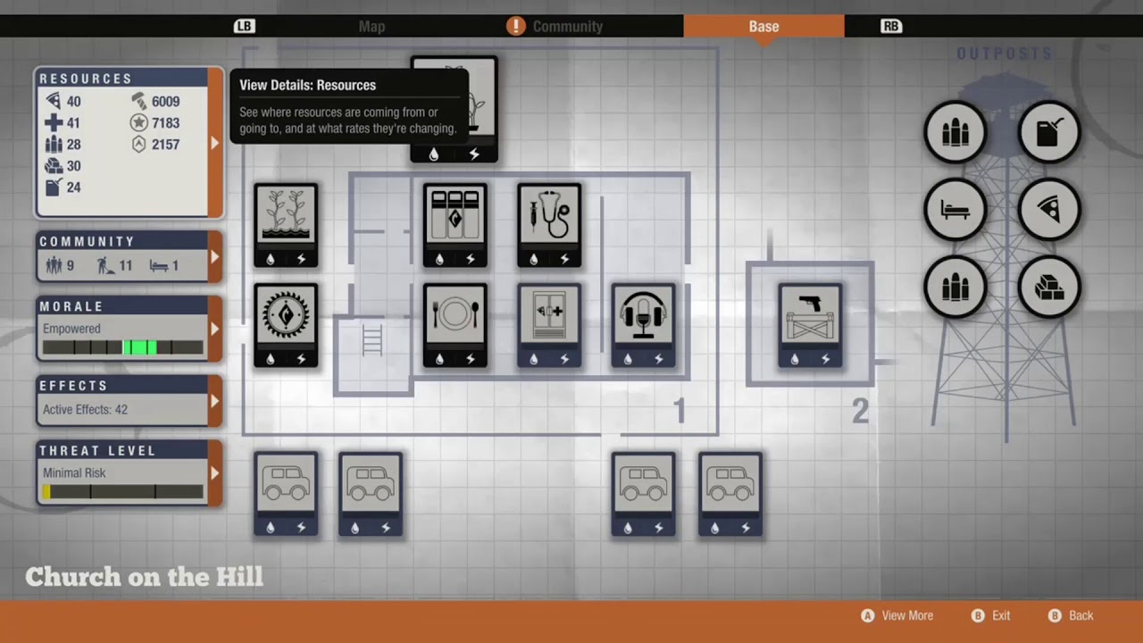 State of Decay 2 - Church on the Hill Base Setup