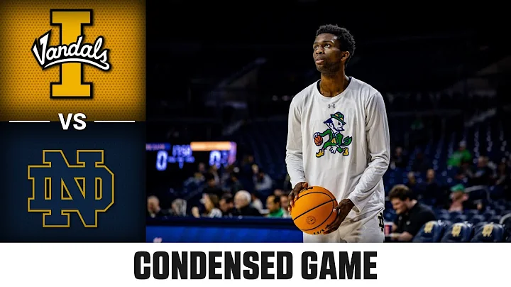 Idaho vs. Notre Dame Condensed Game | 2025-26 ACC Men's Basketball
