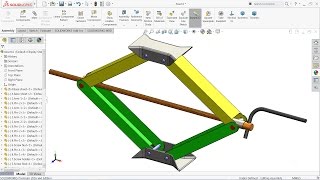 Solidworks tutorial | Design and Assembly of Car Jack in Solidworks | Solidworks