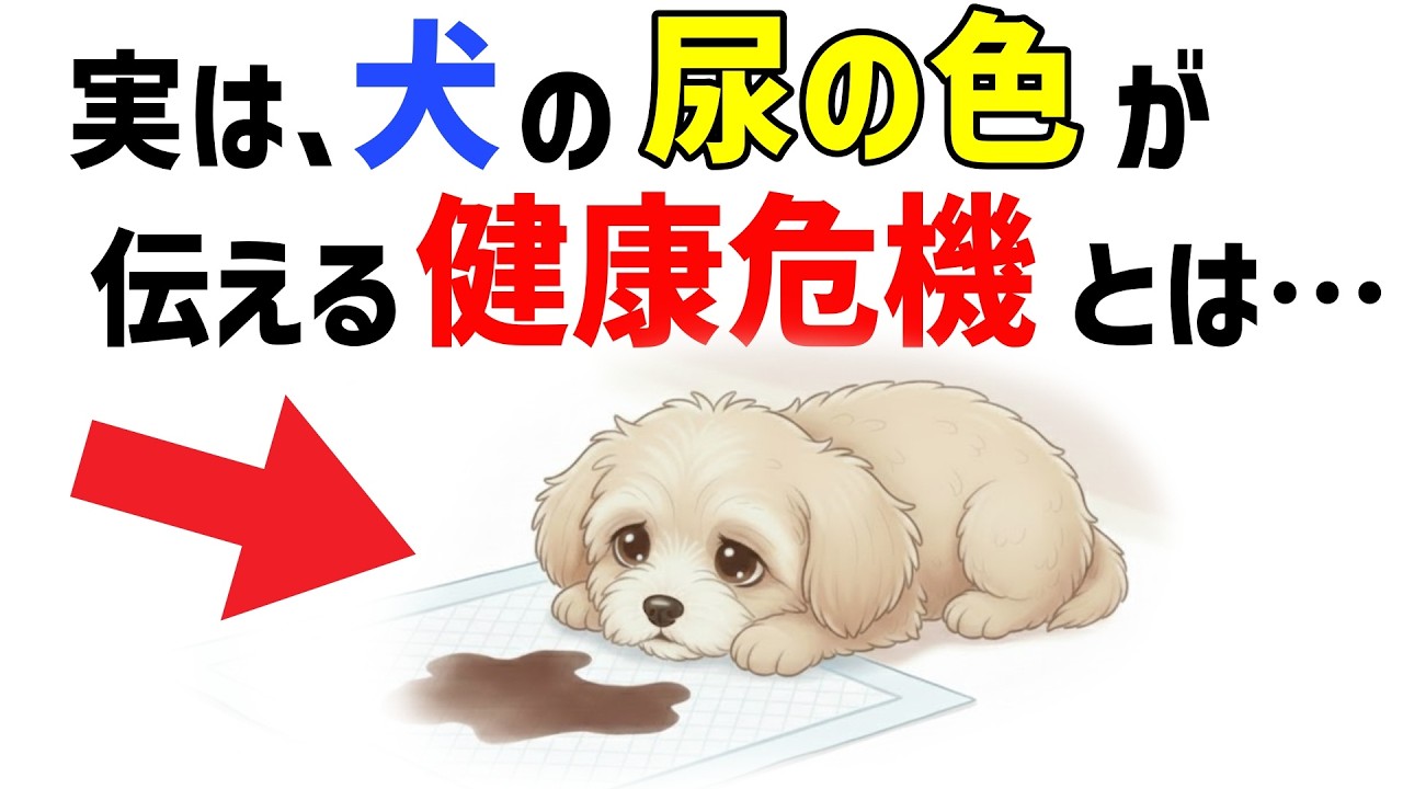 【絶対チェック‼】犬が病気を訴えてる｜尿の異変を見落とすと大変なことに